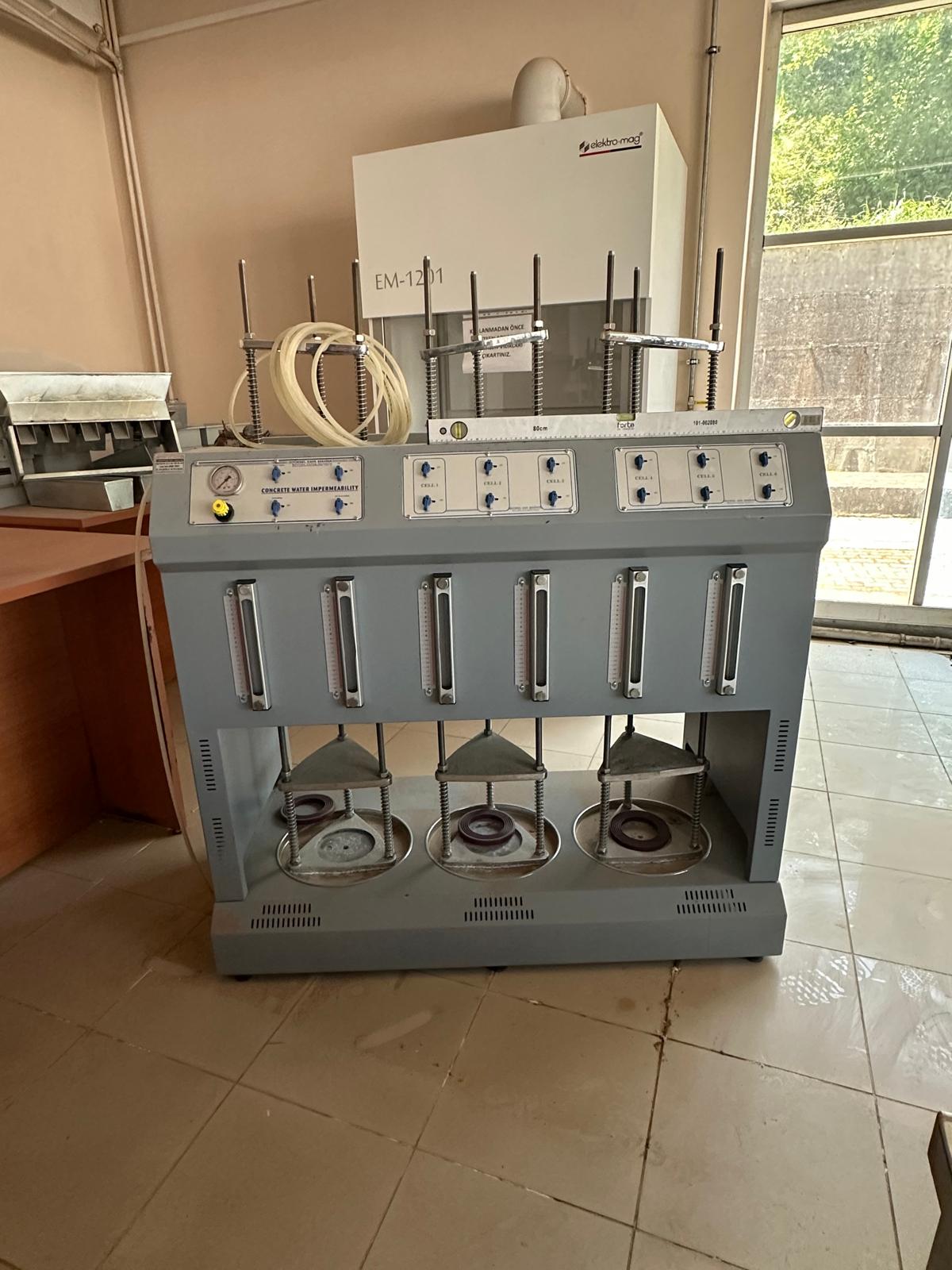 Beton Su İşleme Derinliği Test Cihazı