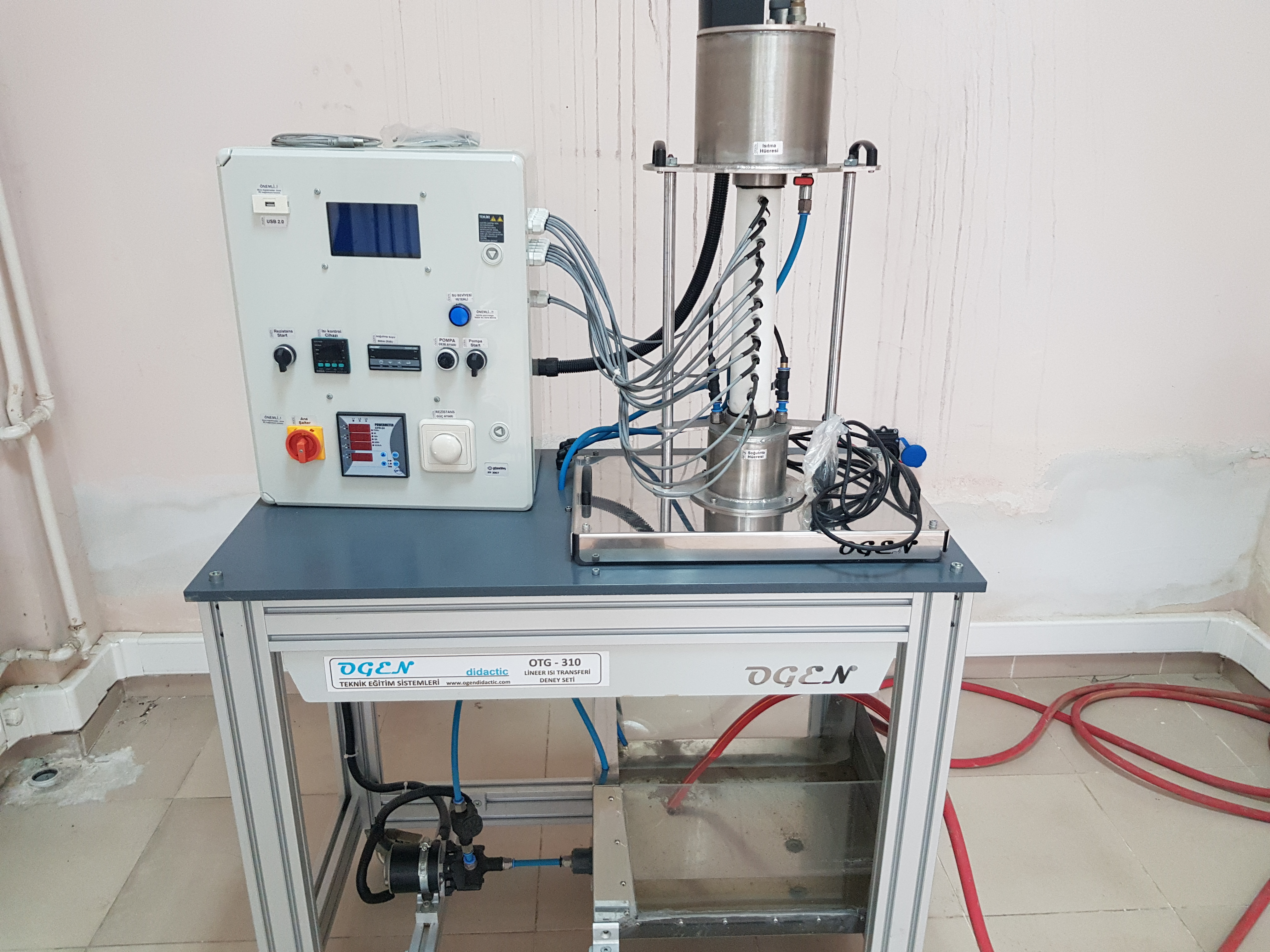 Lineer Isı İletim Katsayısı Deney Seti