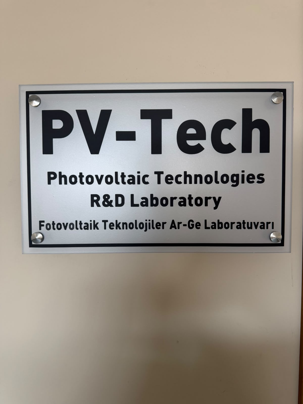 Fotovoltaik Teknolojiler Ar-Ge Laboratuvarı