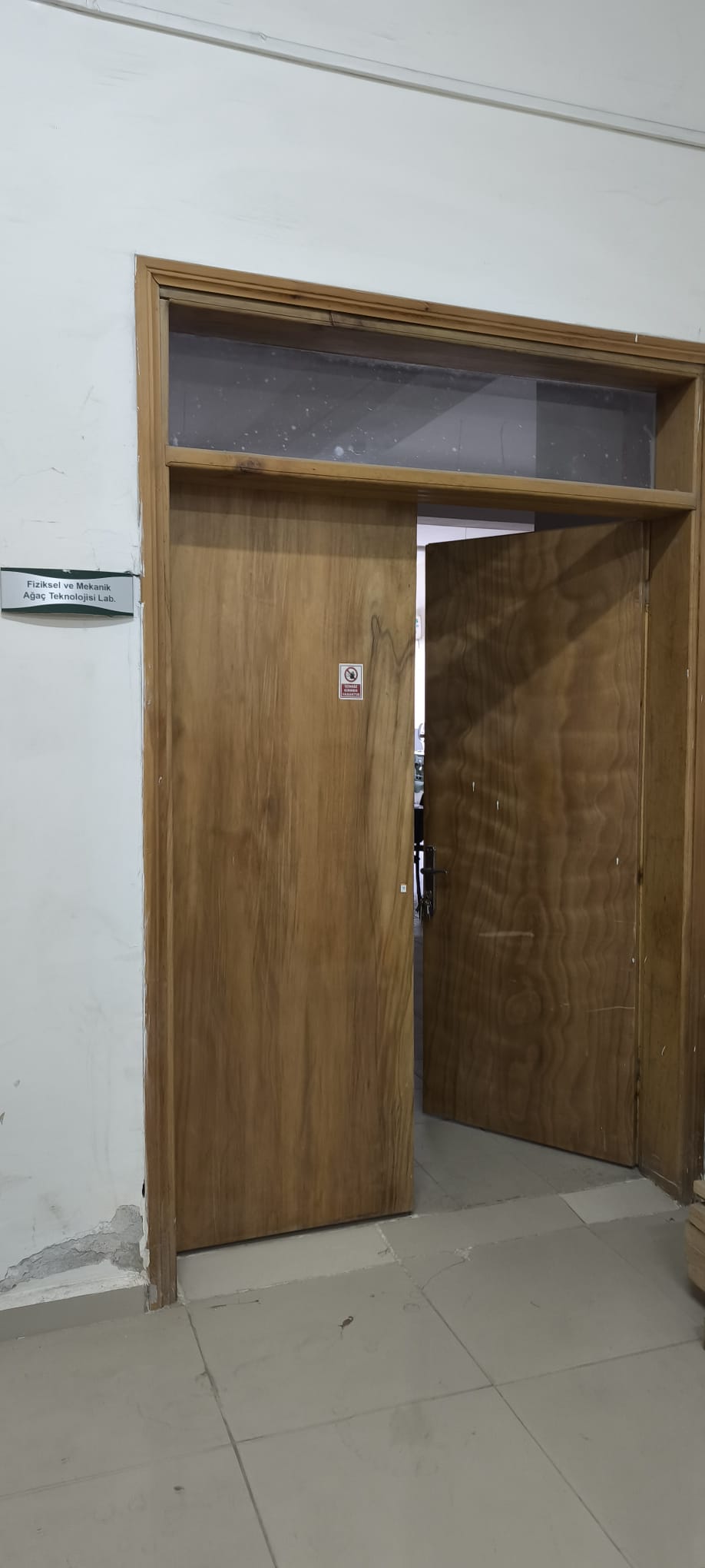 Fiziksel ve Mekanik Ağaç Teknolojisi Laboratuvarı